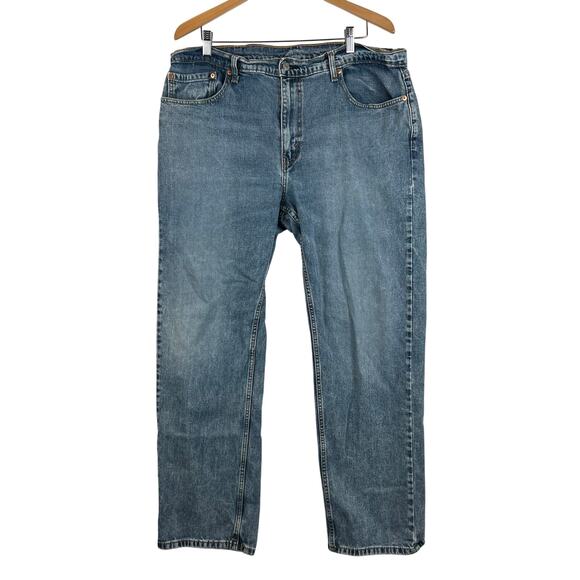 Levis 559 Jeans Mens 40x32 Blue Relaxed Straight Mid Rise Medium Wash Denim Y2K - Picture 1 of 11